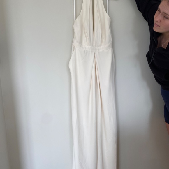NWT Jill Stuart White Halter Jumpsuit - Picture 2 of 9